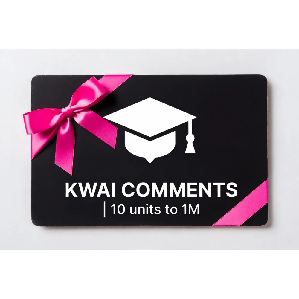 Kwai Comments | 10 units to 1M | Instant Delivery *Read Description*