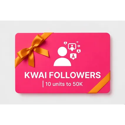 Kwai Followers | 10 units to 50K | Instant Delivery *Read Description*
