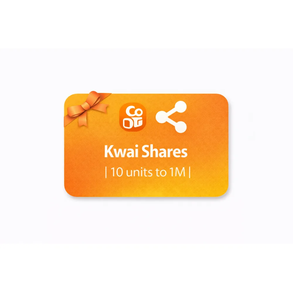 Kwai Shares | 10 units to 1M | Instant Delivery *Read Description*