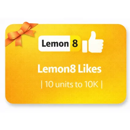 Lemon8 Likes | 10 units to 10K | Instant Delivery *Read Description*