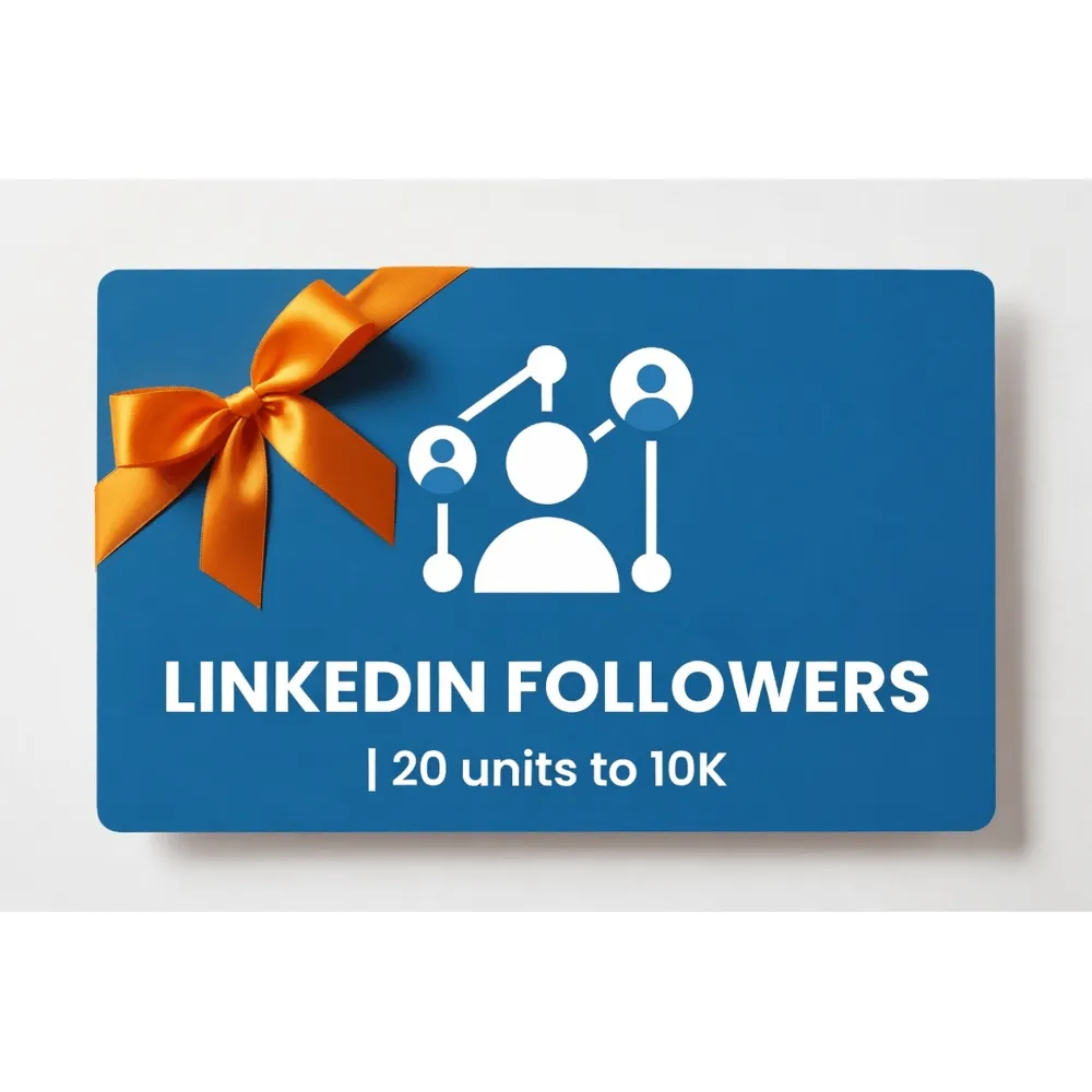 LinkedIn Followers | 20 units to 10K | Instant Delivery *Read Description*