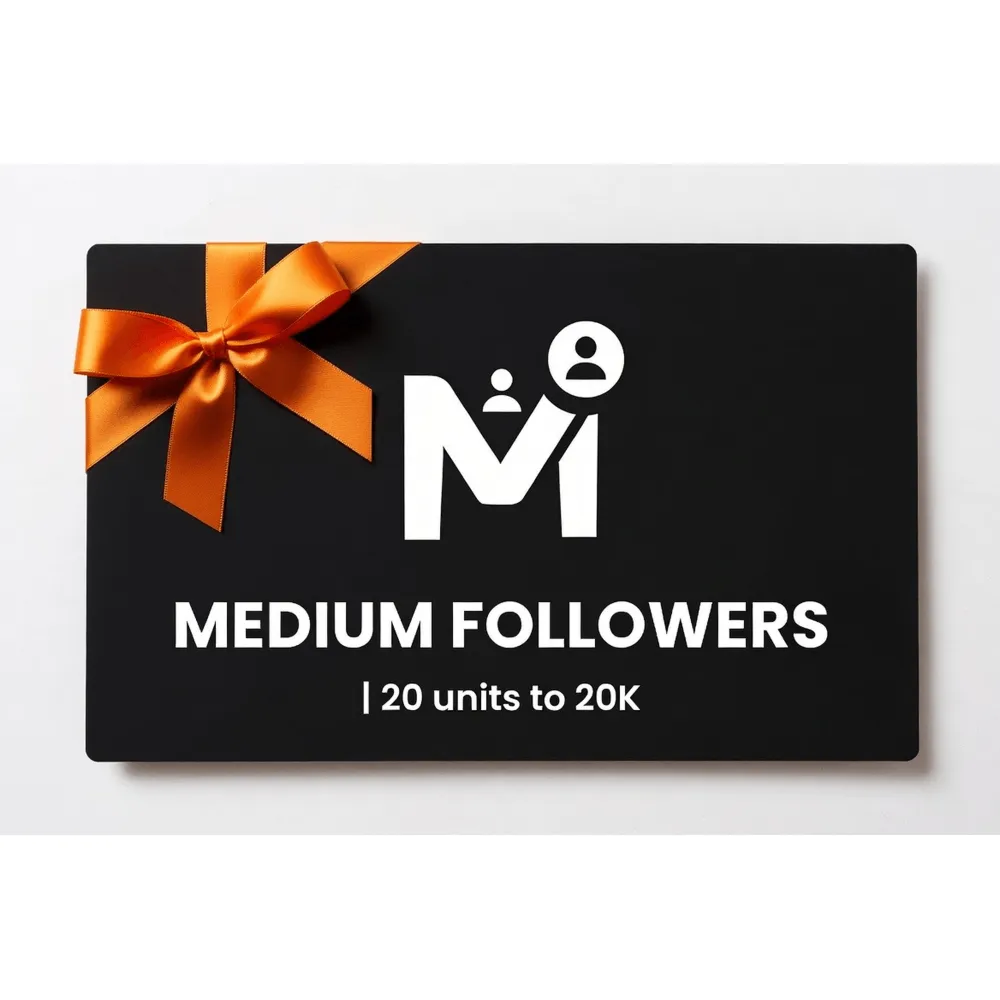 Medium Followers | 20 units to 20K | Instant Delivery *Read Description*