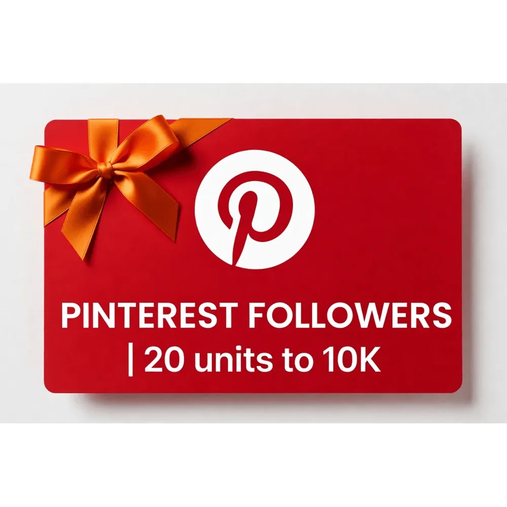 Pinterest Followers | 20 units to 10K | Instant Delivery *Read Description*