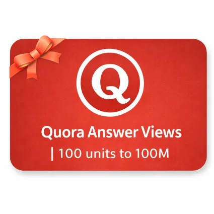 Quora Answer Views | 100 units to 100M | Instant Delivery *Read Description*