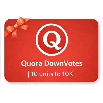Quora DownVotes | 10 units to 10K | Instant Delivery *Read Description*