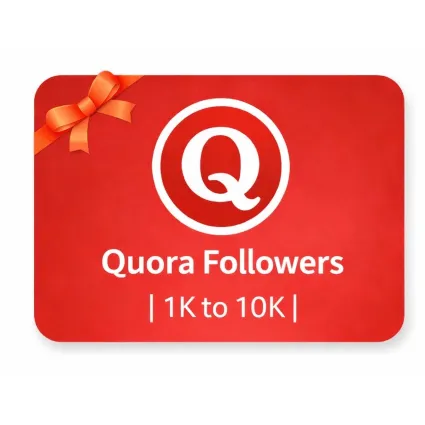 Quora Followers | 1K to 10K | Instant Delivery *Read Description*