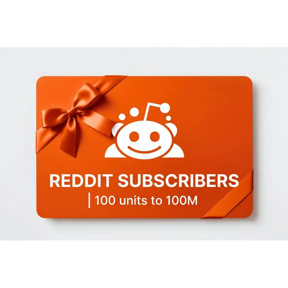 Reddit Subscribers | 100 units to 100M | Instant Delivery *Read Description*