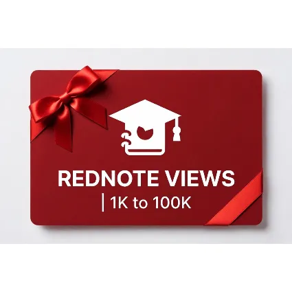 RedNote Views | 1K to 100K | Instant Delivery *Read Description*