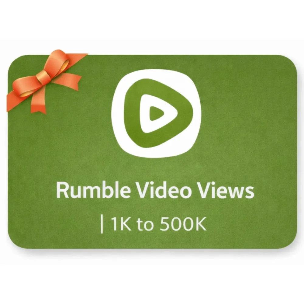 Rumble Video Views | 1K to 500K | Instant Delivery *Read Description*