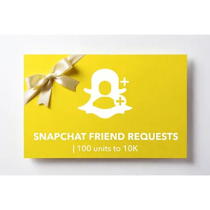 Snapchat Friend Requests | 100 units to 10K | Instant Delivery *Read Description*