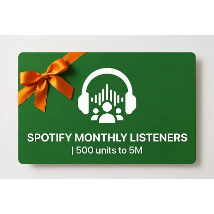 Spotify Monthly Listeners | 500 units to 5M | Instant Delivery *Read Description*