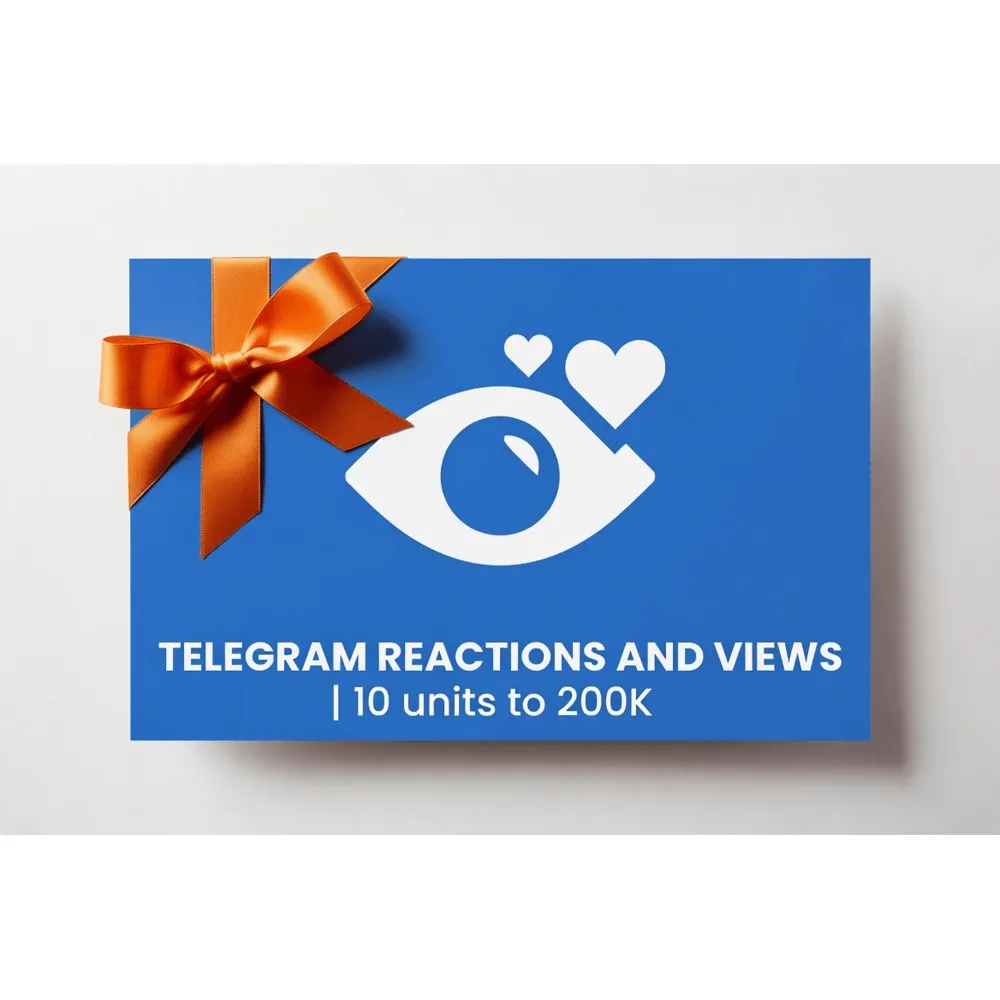 Telegram Reactions and Views | 10 units to 200K | Instant Delivery *Read Description*