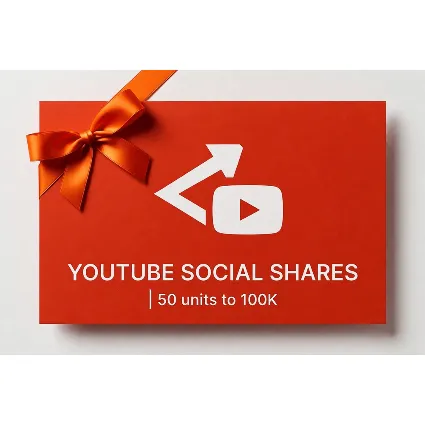 YouTube Social Shares | 50 units to 100K | Instant Delivery *Read Description*