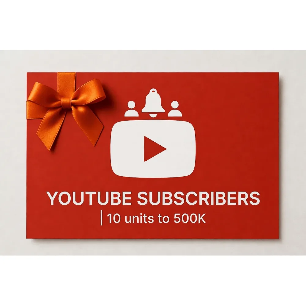 Youtube Subscribers | 10 units to 500K | Instant Delivery *Read Description*