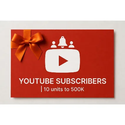 Youtube Subscribers | 10 units to 500K | Instant Delivery *Read Description*