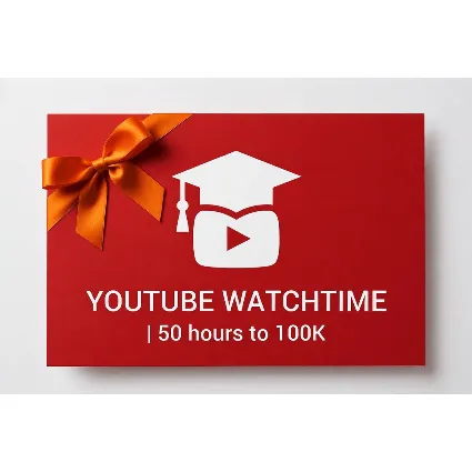 Youtube WatchTime | 50 hours to 100K | Instant Delivery *Read Description*