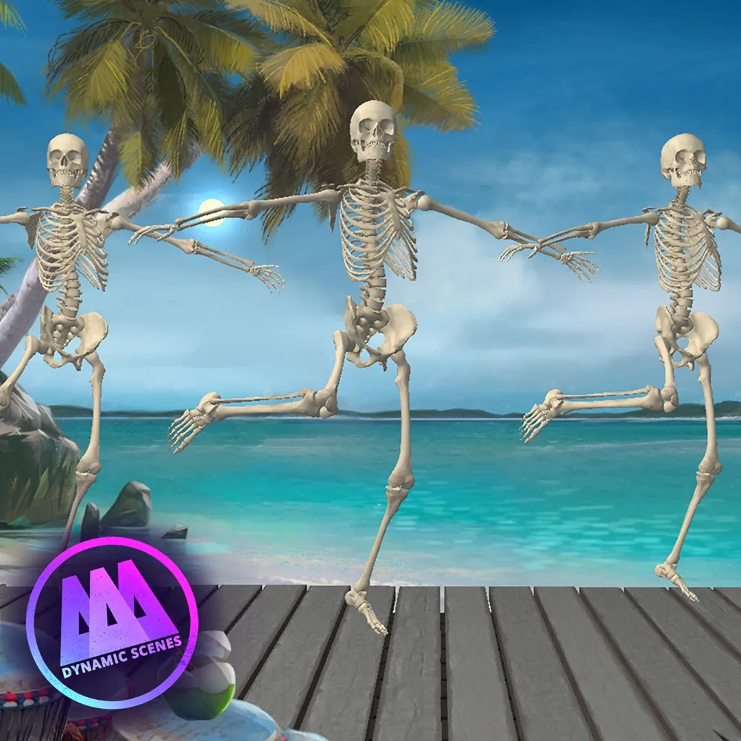 AAA Dynamic Scenes - Tropical Skeleton Dance Dynamic Scene | XBOX | На любой аккаунт