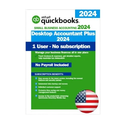 Intuit QuickBooks Desktop Accountant 2024 1 Device Lifetime US Version