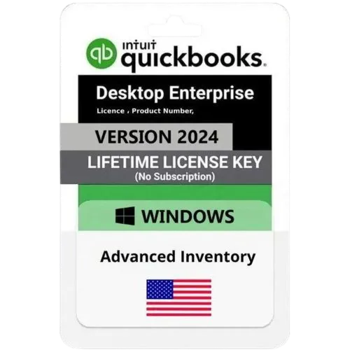 Intuit QuickBooks Desktop Enterprise 2024 1 Device Lifetime US Version
