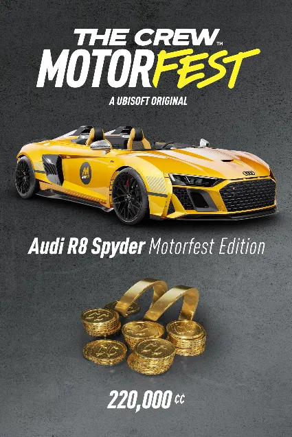Audi R8 Spyder Welcome Pack (+220,000 Crew Credits) – The Crew Motorfest | XBOX | На