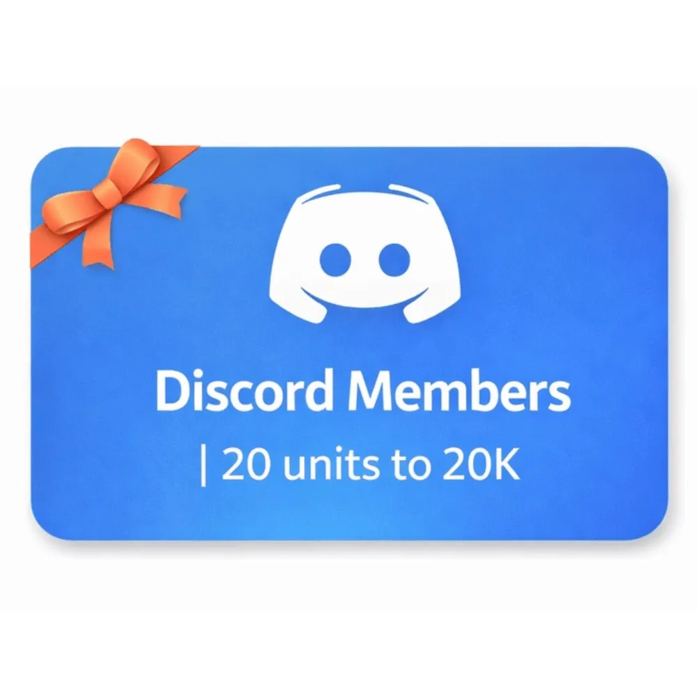 Discord Members | 20 units to 20K | Instant Delivery *Read Description*