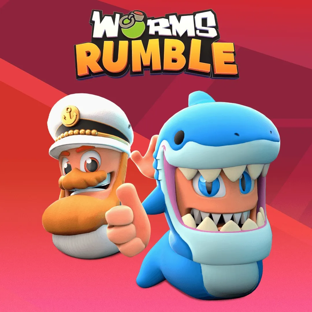 Worms Rumble - Captain & Shark Double Pack | XBOX+PC | На любой аккаунт