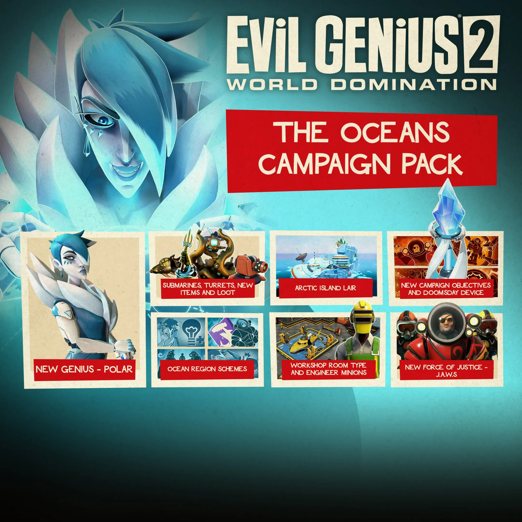 Evil Genius 2: Oceans Campaign Pack | XBOX+PC | На любой аккаунт
