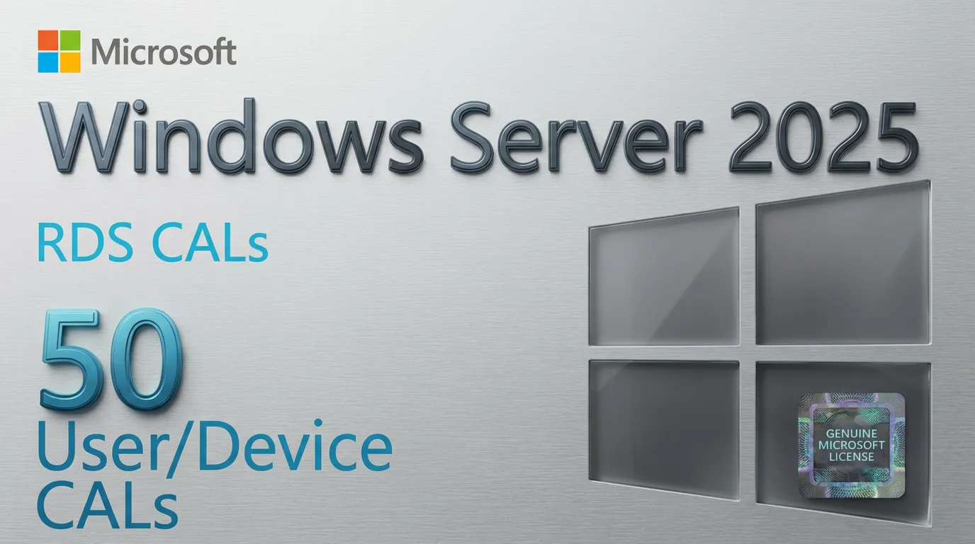 Windows Server 2025 RDS 50 User/Device CAL