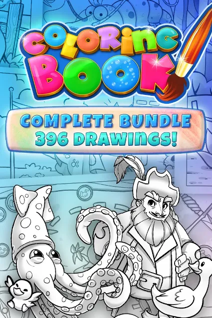Coloring Book: Complete Bundle - 396 drawings | XBOX+PC | На любой аккаунт