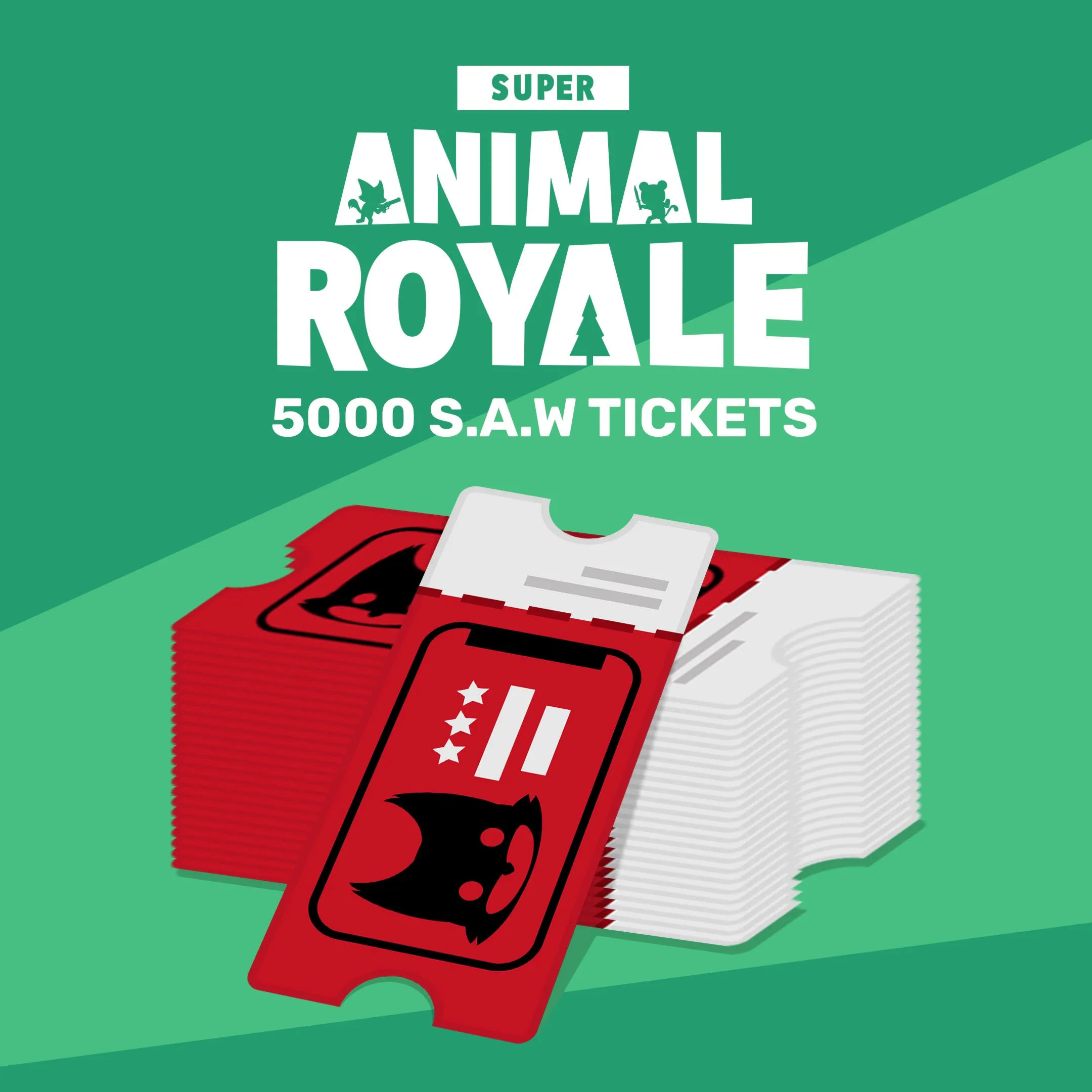 Super Animal Royale - 5000 SAW Tickets | XBOX | На любой аккаунт