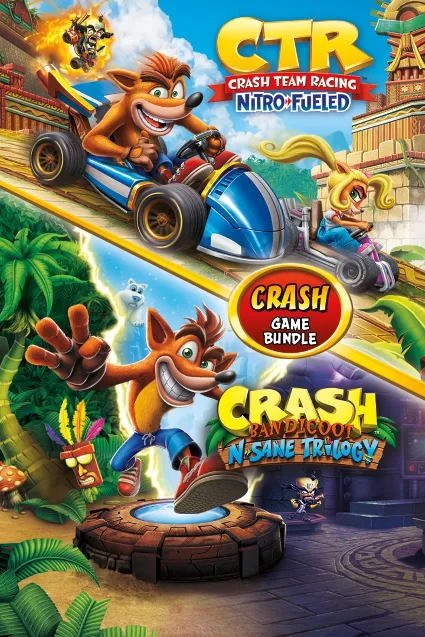 Crash Bandicoot™ Bundle - N. Sane Trilogy + CTR Nitro-Fueled | XBOX | На любой аккаун