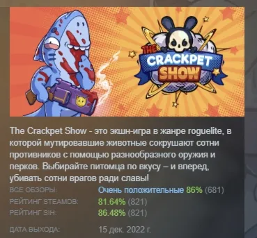 The Crackpet Show АВТОДОСТАВКА STEAM РОССИЯ