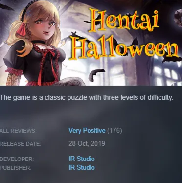 STEAM KEY - Hentai Halloween (18+) - [REGION FREE/GLOBAL] - Auto Delivery