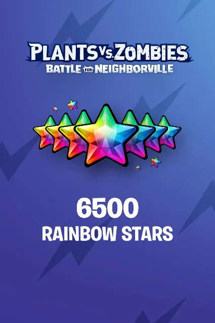 Plants vs. Zombies: Battle for Neighborville™ – 5000 (+1500 Bonus) Rainbow Stars | XB