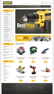Шаблон Tools Store OpenCart