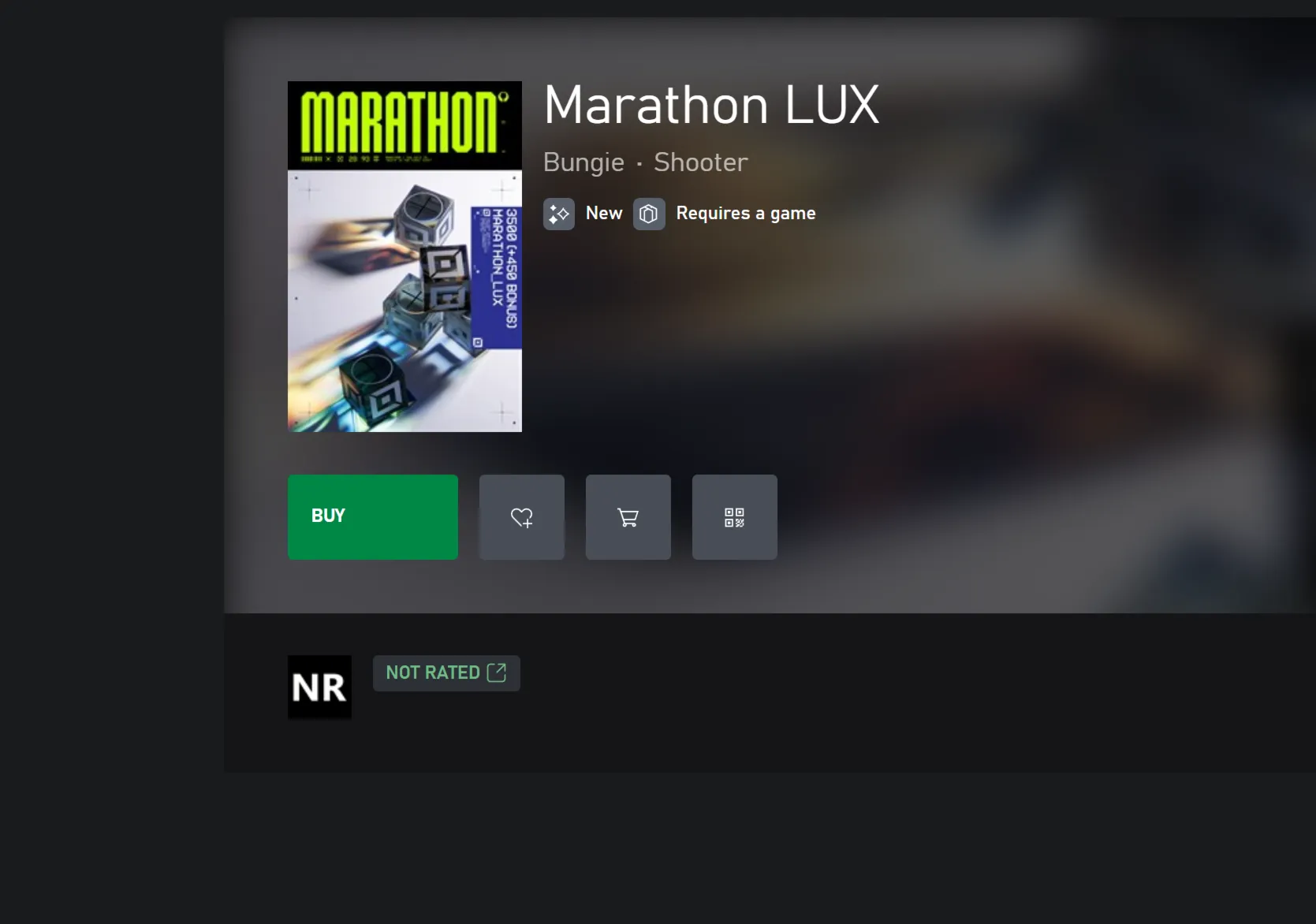 Marathon LUX XBOX
