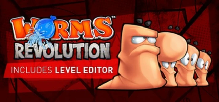 Worms Revolution 🔑STEAM KEY 🔥RUSSIA + CIS