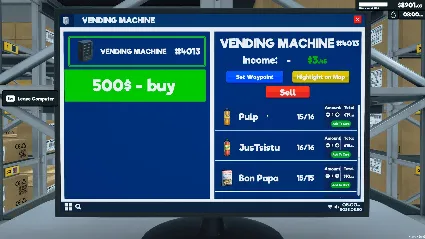 Supermarket Simulator - Vending Machine DLC