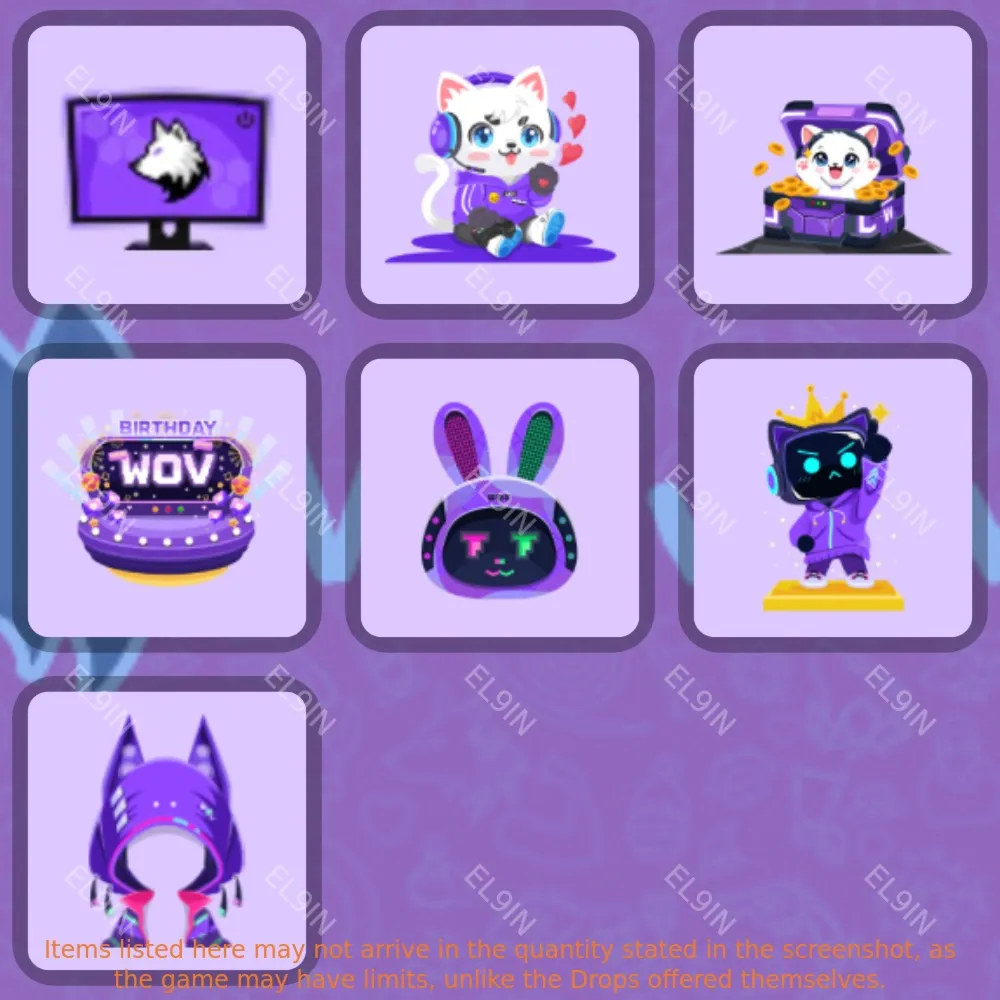 WolvesvilleТвич Дропсы7 предметов + 