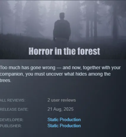 STEAM KEY - Horror in the forest - [РФ + REGION FREE/GLOBAL] - Автодоставка