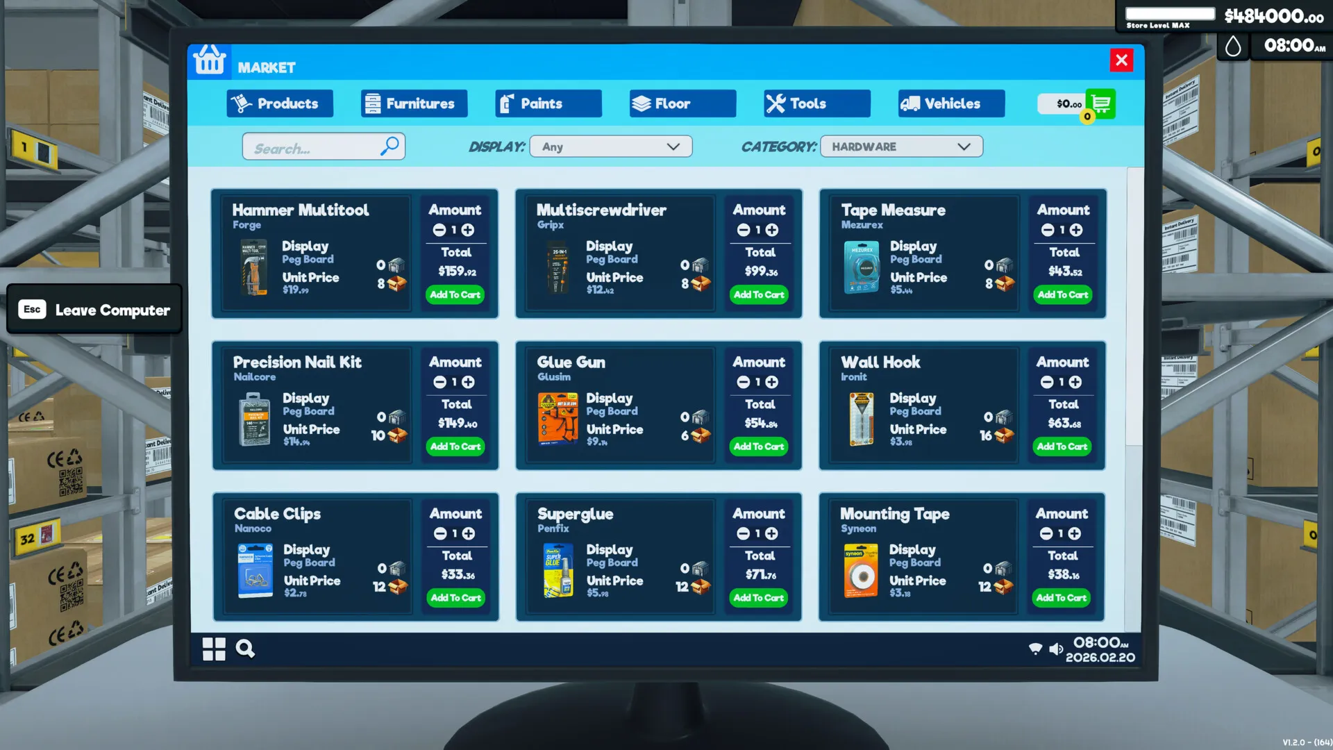 Supermarket Simulator - Hardware Pack DLC RU*KZ*UA*CIS