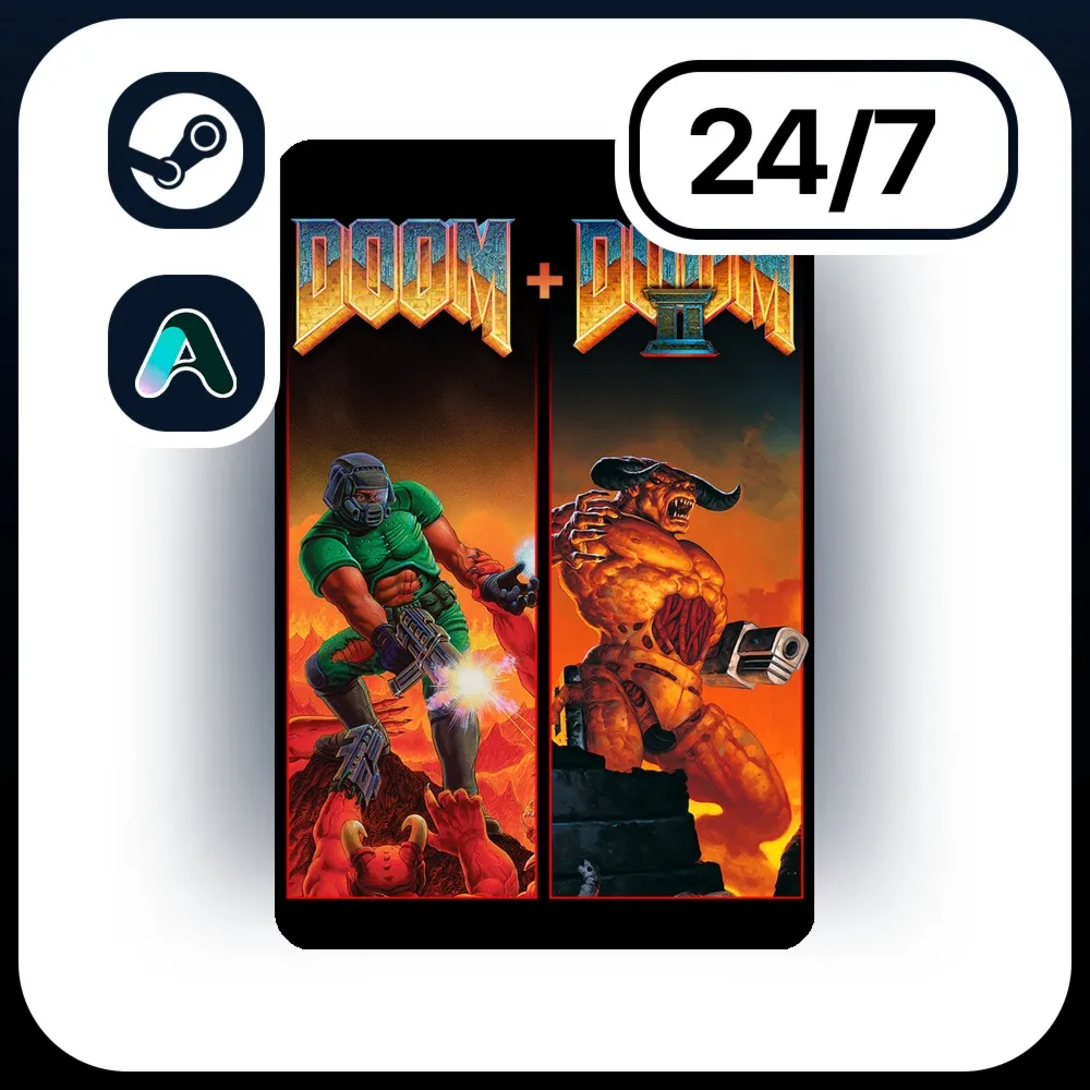 АВТО DOOM + DOOM II \ STEAM ПОДАРКОМ ДЛЯ KZ | UA | CIS 24/7