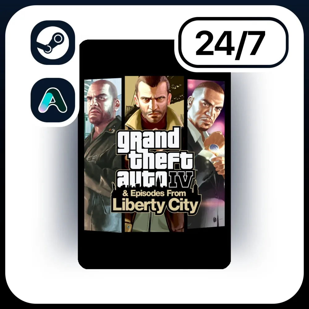 АВТО GRAND THEFT AUTO IV: THE COMPLETE EDITION \ STEAM ПОДАРКОМ ДЛЯ KZ | UA | CIS 24/