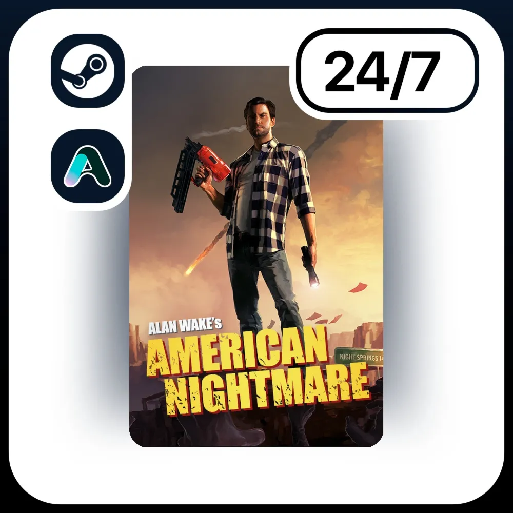 АВТО ALAN WAKE'S AMERICAN NIGHTMARE \ STEAM ПОДАРКОМ ДЛЯ KZ | RU | UA | CIS 24/7