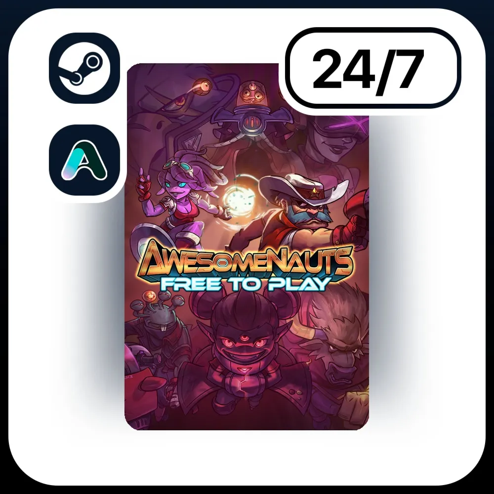 АВТО AWESOMENAUTS \ STEAM ПОДАРКОМ ДЛЯ KZ | UA | CIS 24/7