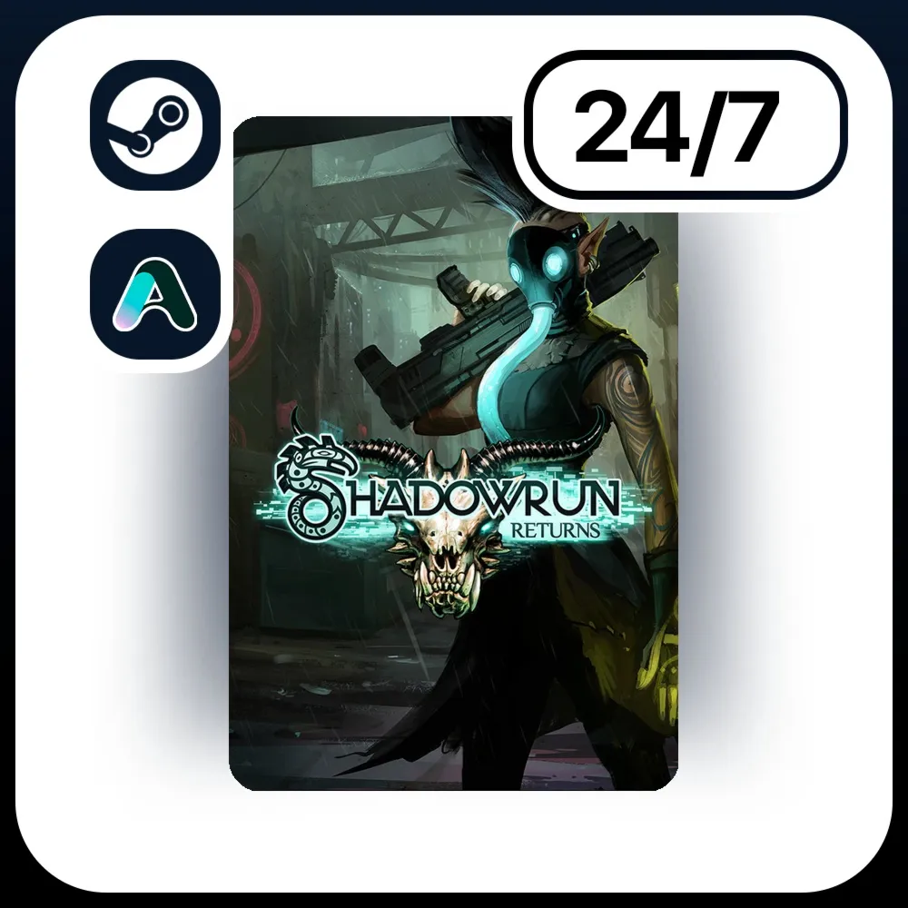 АВТО SHADOWRUN RETURNS \ STEAM ПОДАРКОМ ДЛЯ KZ | RU | UA | CIS 24/7