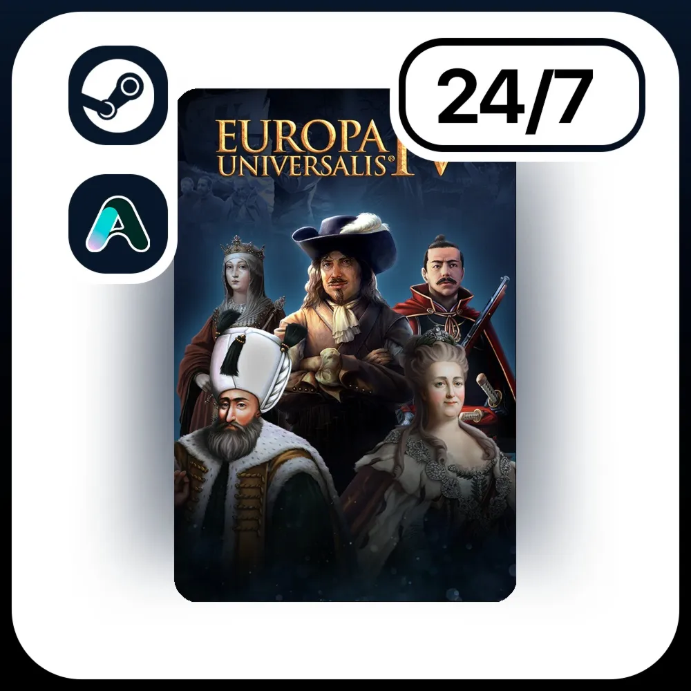 АВТО EUROPA UNIVERSALIS IV \ STEAM ПОДАРКОМ ДЛЯ KZ | RU | UA | CIS 24/7