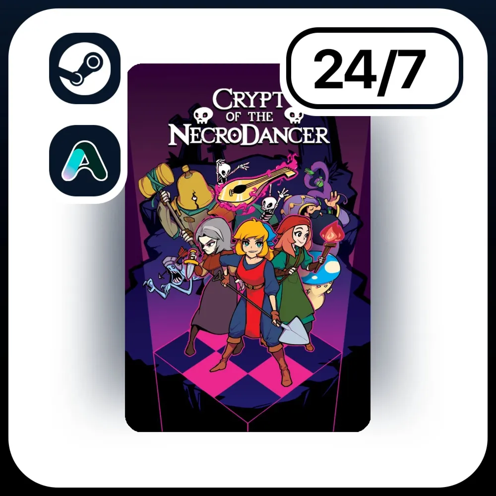 АВТО CRYPT OF THE NECRODANCER \ STEAM ПОДАРКОМ ДЛЯ KZ | RU | UA | CIS 24/7