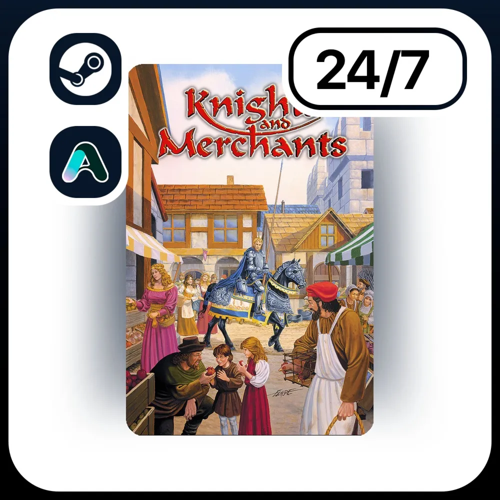 АВТО KNIGHTS AND MERCHANTS \ STEAM ПОДАРКОМ ДЛЯ KZ | RU | UA | CIS 24/7