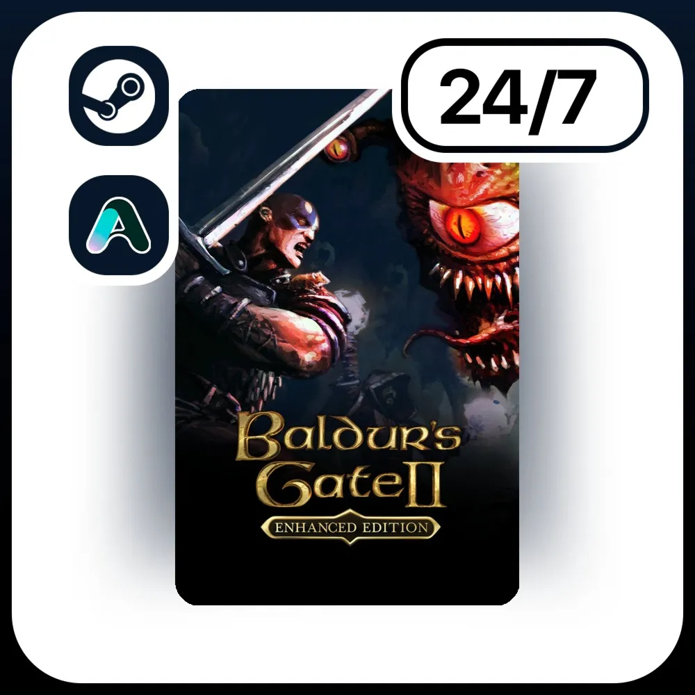 АВТО BALDUR'S GATE II: ENHANCED EDITION \ STEAM ПОДАРКОМ ДЛЯ KZ | RU | UA | CIS 24/7